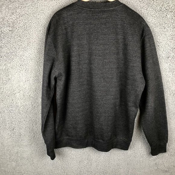 Men's Gray Crewneck Sweater - Picture 2 of 6